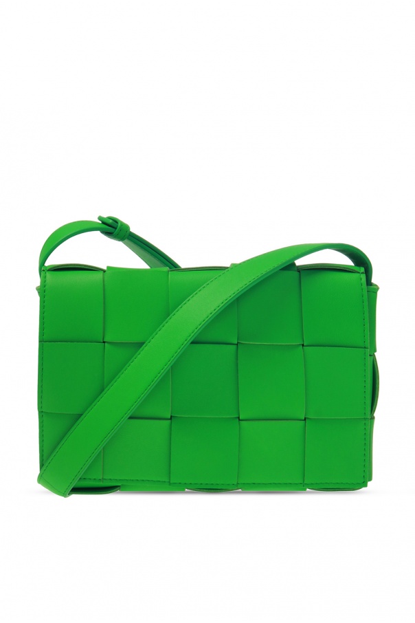■BOTTEGA VENETA■ Cassette shoulder bag spearmint 578004VMA Bottega Veneta woven shoulder bag - SchaferandweinerShops
